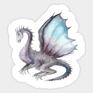 Watercolor Dragon Sticker